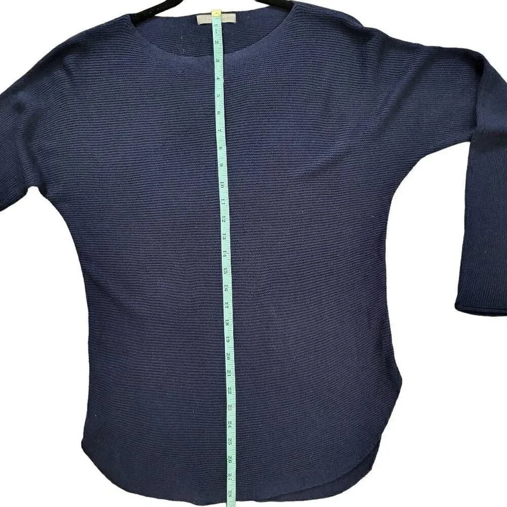 Joan‎ vass studio navy sweater sx lg - Picture 6 of 7
